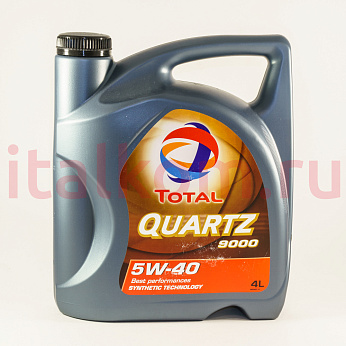 166475 Total масло моторное (Total Quartz 9000 5W-40) 4 литра 166475