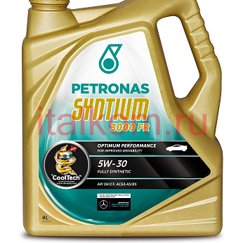 18074019 Syntium SYNTIUM 3000 FR 5W-30 4л масло моторное (API SN/CF, ACEA A5/B5) 18074019